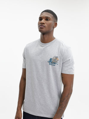 Etro T-Shirt  With Embroidered Logo Grey