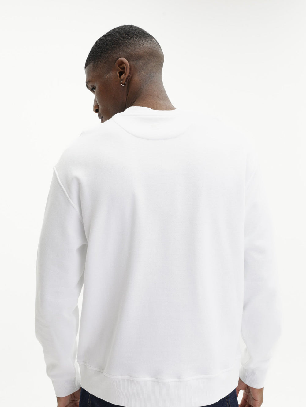 Etro Sweater C-Neck W/ Dropped Shoulders White