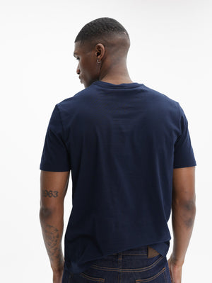 Etro T-Shirt  With Embroidered Logo Navy