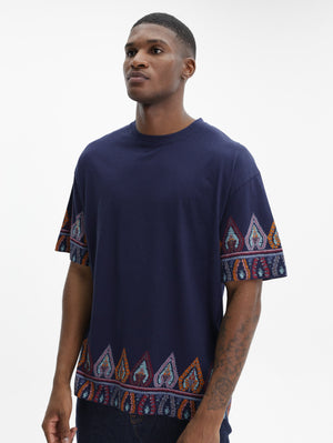 Etro T-Shirt  Soho Navy
