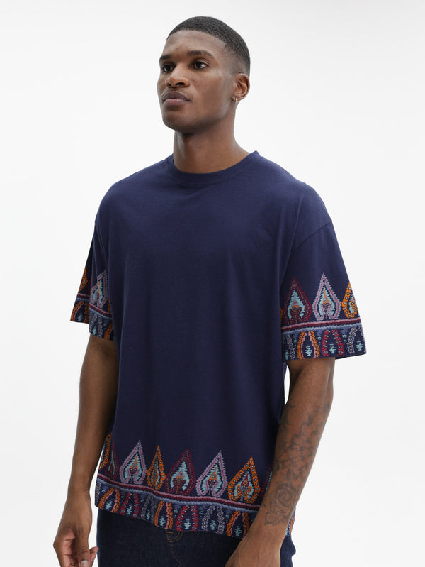 Etro T-Shirt  Soho Navy