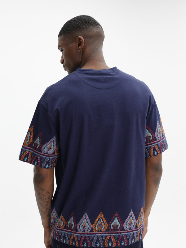 Etro T-Shirt  Soho Navy