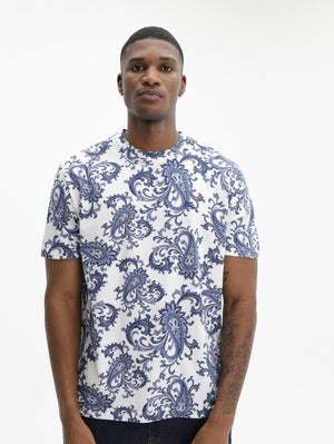 Etro T-Shirt  Roma White-Blue