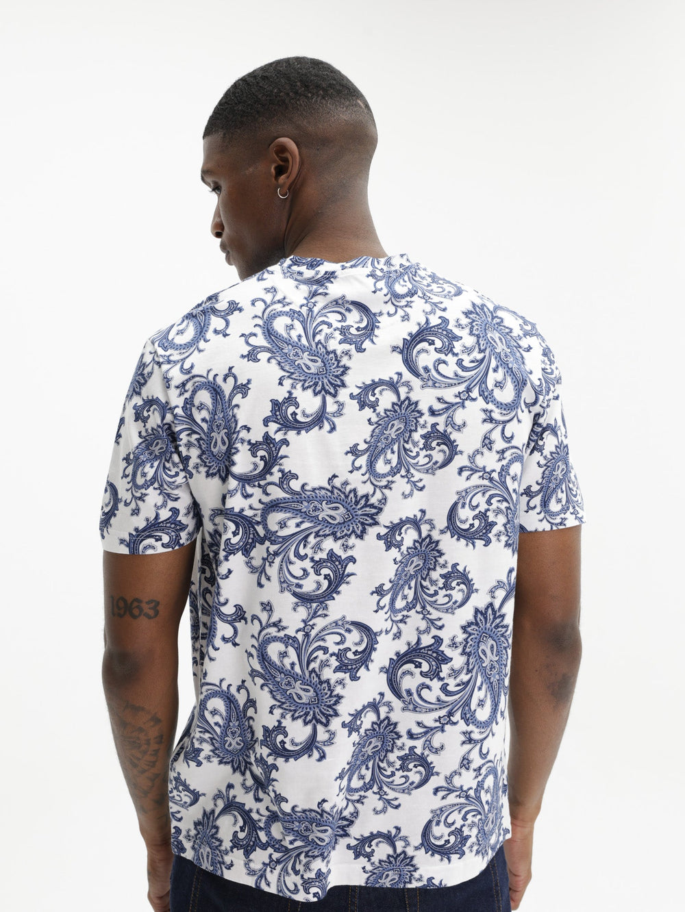 Etro T-Shirt  Roma White-Blue