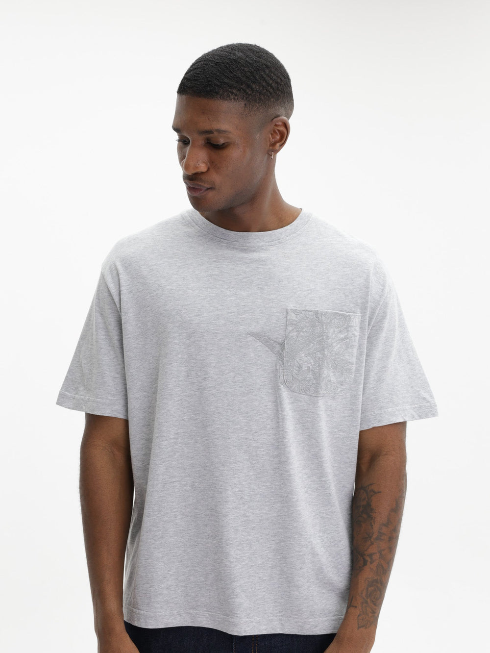 Etro T-Shirt Cut & Sew S Man Grey