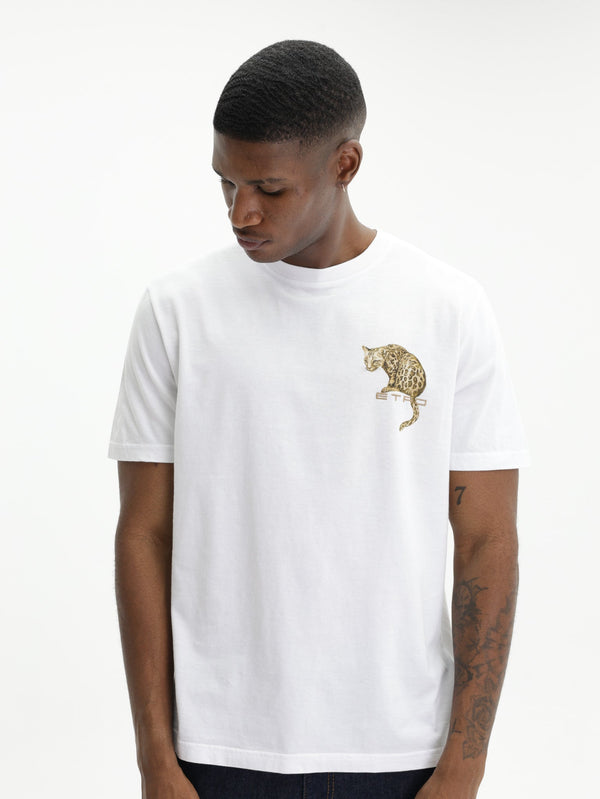 Etro T-Shirt  Roma White
