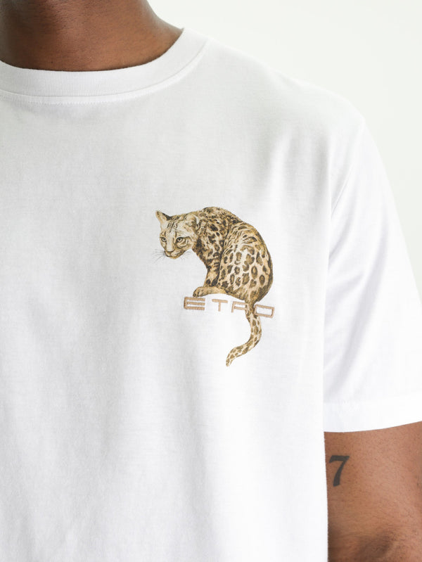 Etro T-Shirt  Roma White