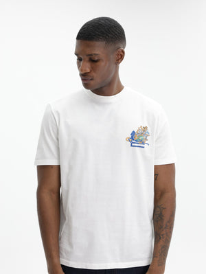 Etro T-Shirt  With Embroidered Logo White