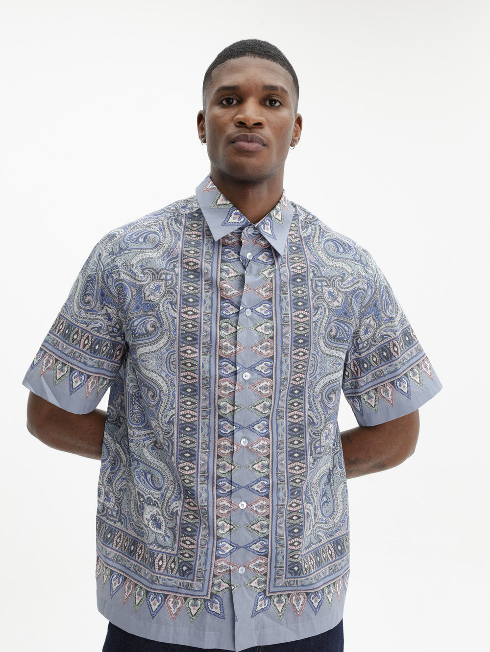 Etro Shirt Easy S/S Shirt Blue