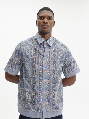 Etro Shirt Easy S/S Shirt Blue