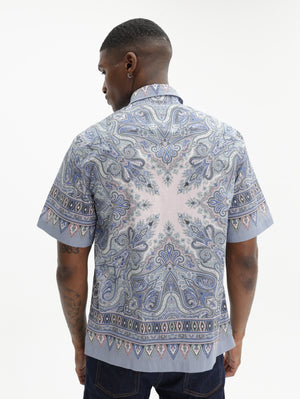 Etro Shirt Easy S/S Shirt Blue