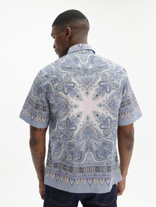 Etro Shirt Easy S/S Shirt Blue