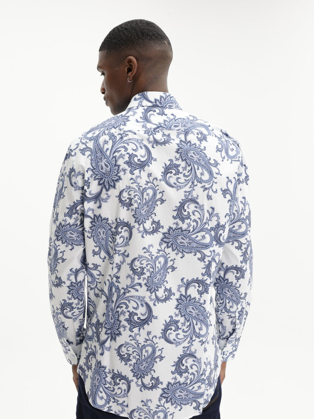 Etro Shirt Roma 8 P.C. Shirt White-Blue