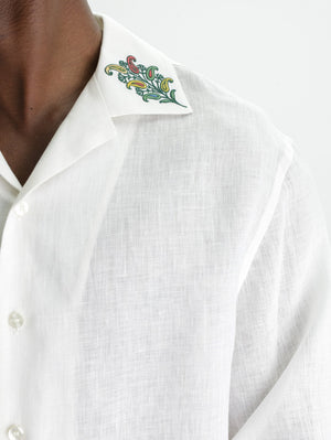 Etro Shirt Shirt Bowling L/S No Piping White