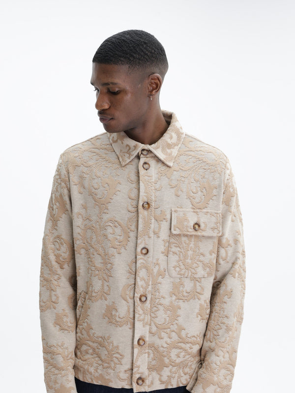 Etro Jacket Sb Knitted  Liningless W/Shirt Collar Brown