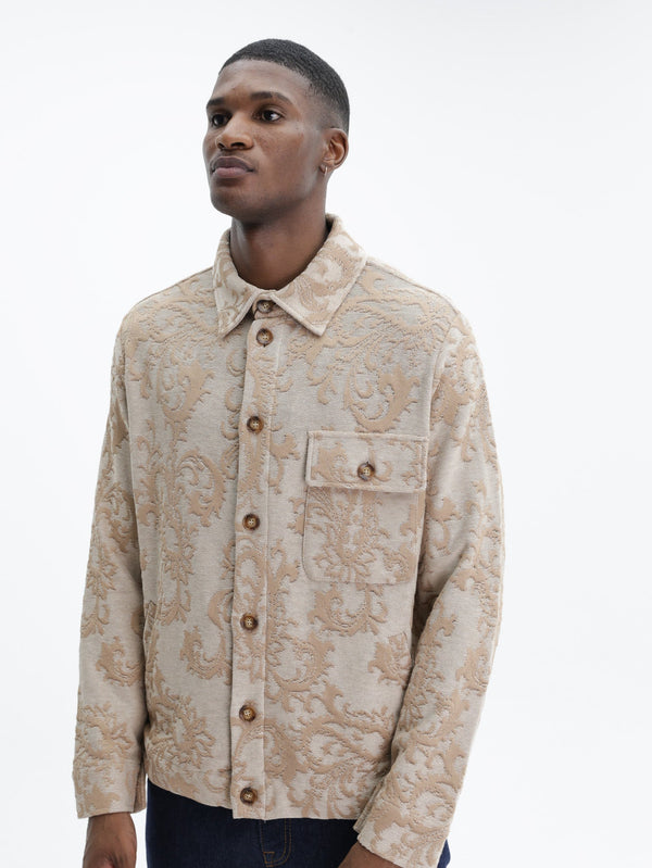Etro Jacket Sb Knitted  Liningless W/Shirt Collar Brown
