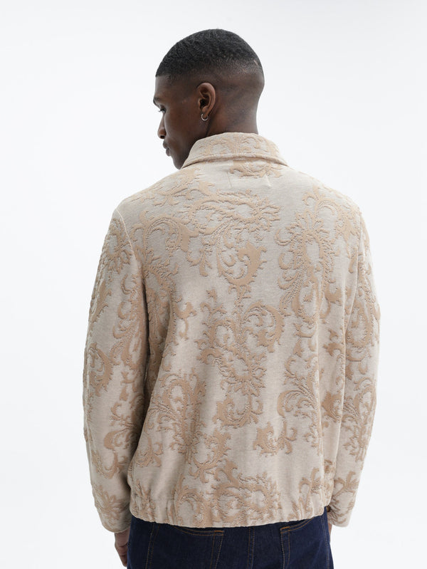 Etro Jacket Sb Knitted  Liningless W/Shirt Collar Brown