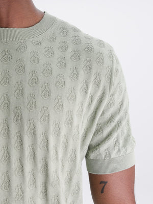 Etro Shirt Knitted T Shirt C-Neck Green
