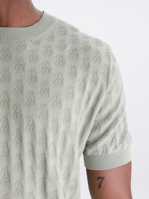 Etro Shirt Knitted T Shirt C-Neck Green