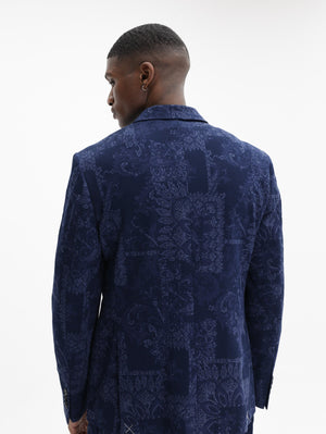 Etro Jacket Roma Jersey Sport  Navy
