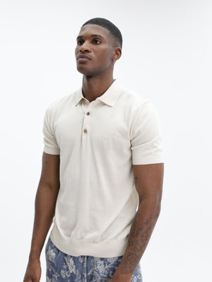 Etro Golfer Knitted  S/S Off White