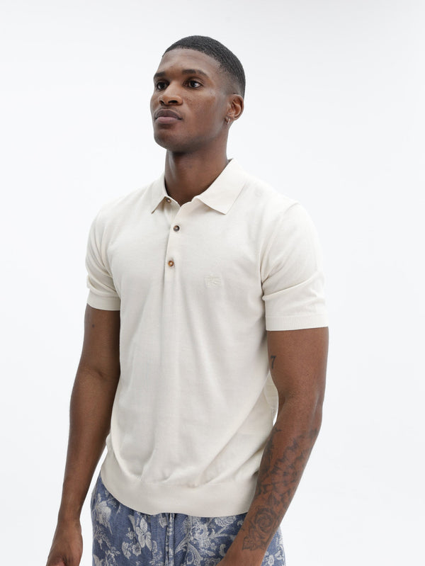 Etro Golfer Knitted  S/S Off White