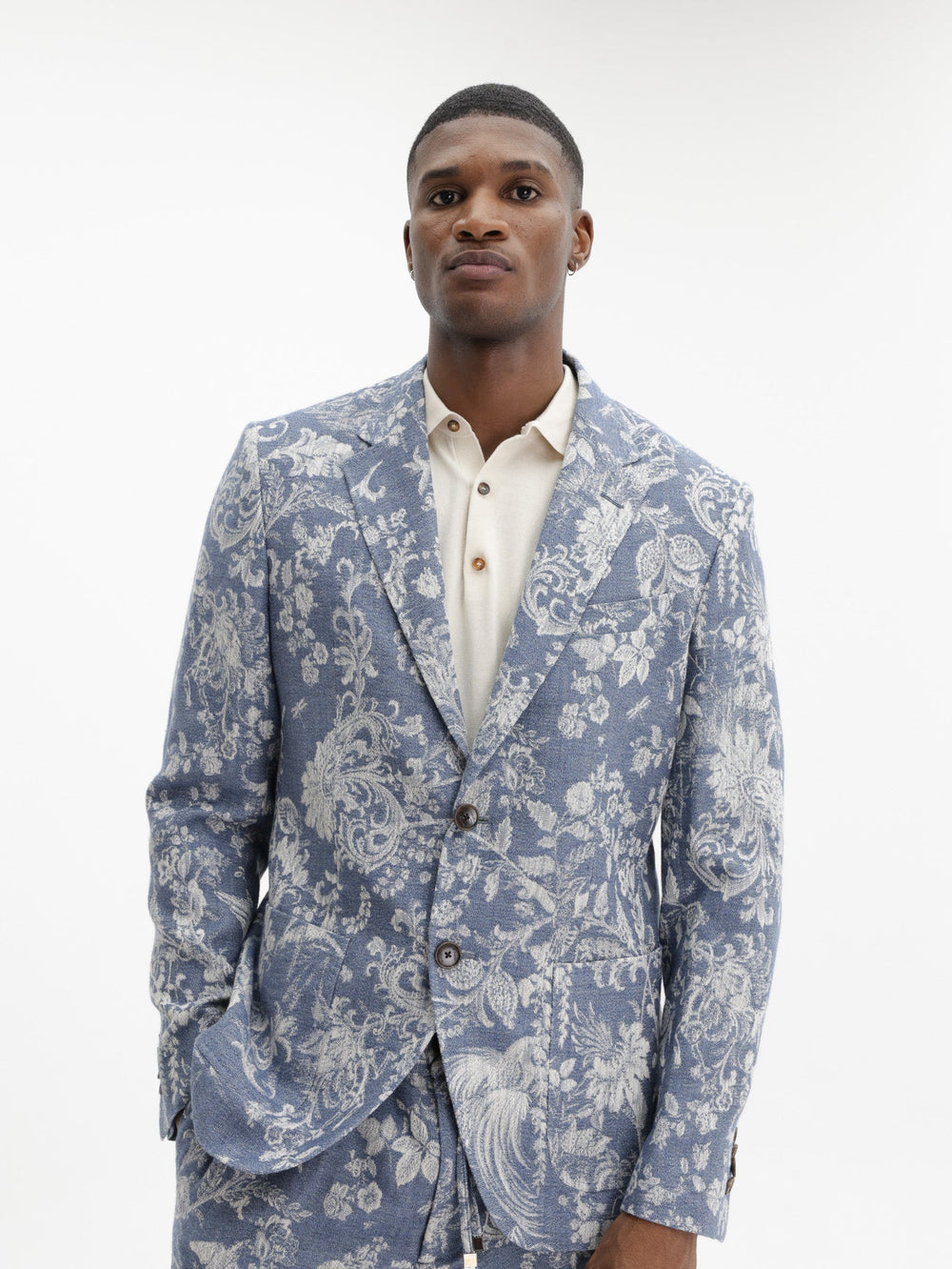 Etro Jacket Roma Sport  Blue-White