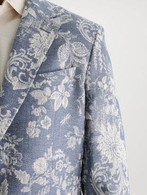 Etro Jacket Roma Sport  Blue-White