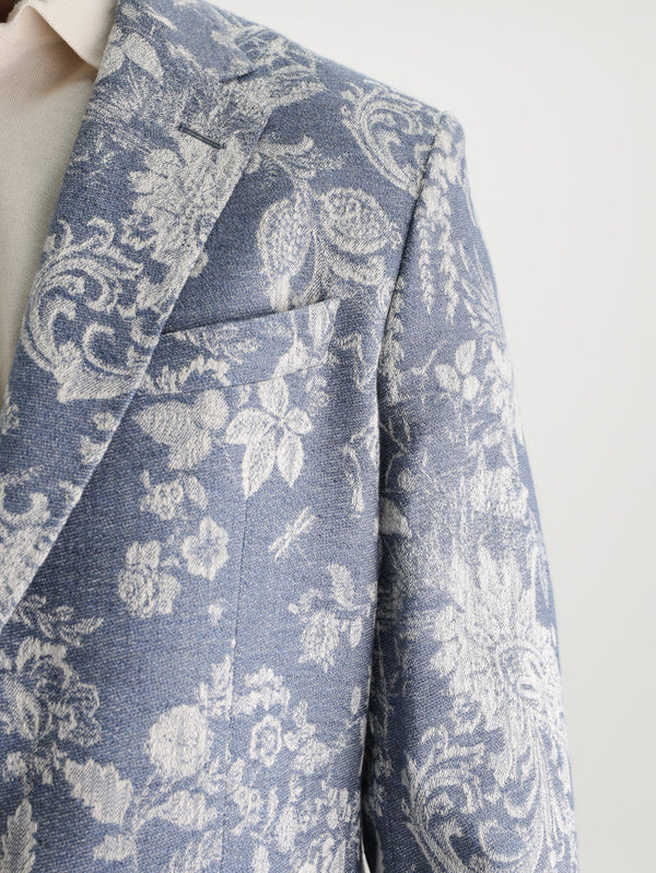 Etro Jacket Roma Sport  Blue-White