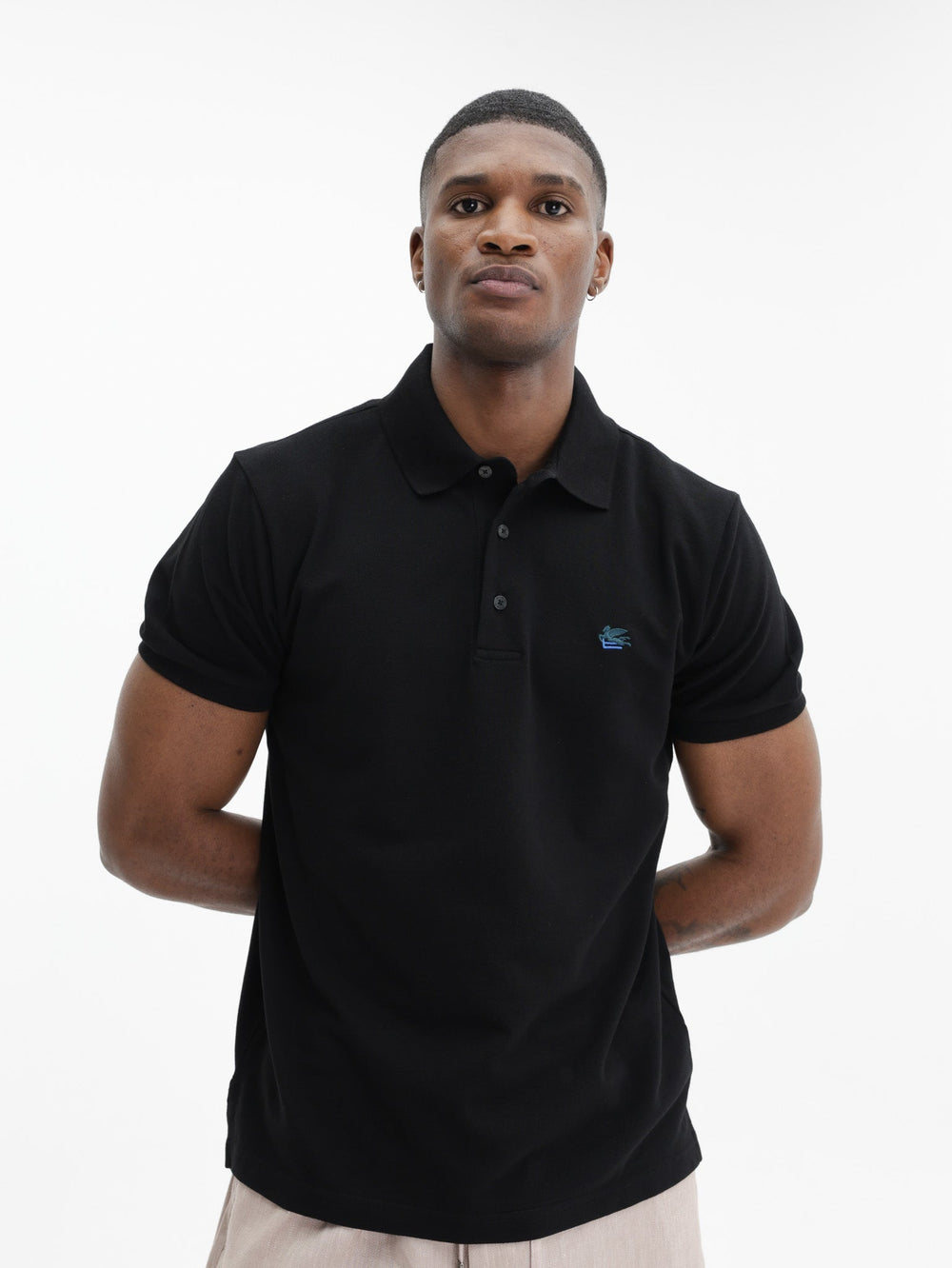 Etro Golfer  Printed Details Black
