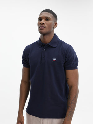 Etro Golfer  Printed Details Navy