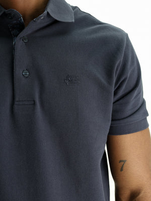 Etro Golfer  Roma Printed Details Navy