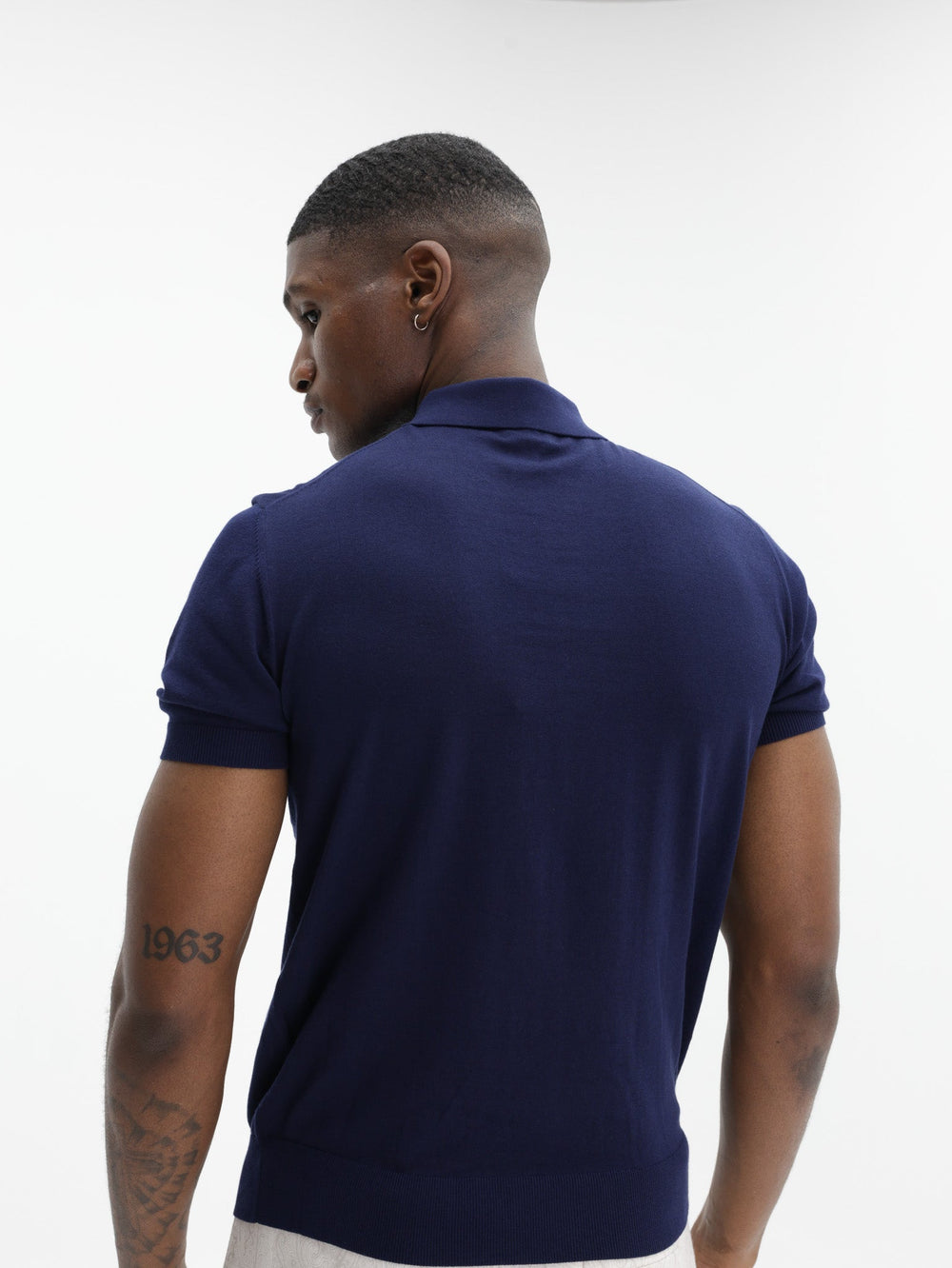 Etro Golfer Knitted  S/S Navy