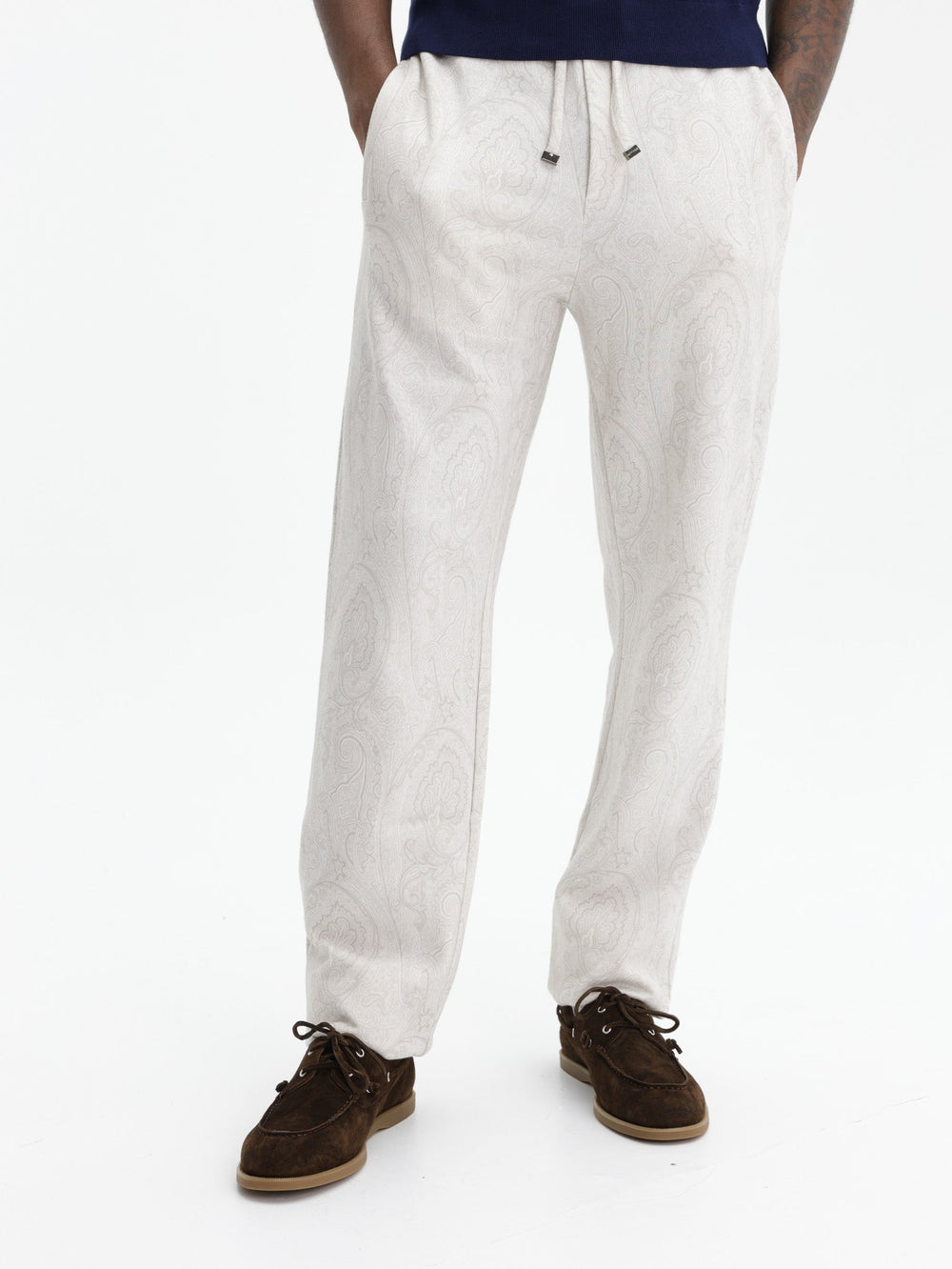 Etro Pants Jogger W/ Coulisse Cream