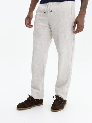 Etro Pants Jogger W/ Coulisse Cream