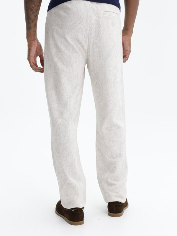 Etro Pants Jogger W/ Coulisse Cream