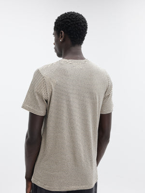Isabel Marant Leon T-Shirt Stripped Beige