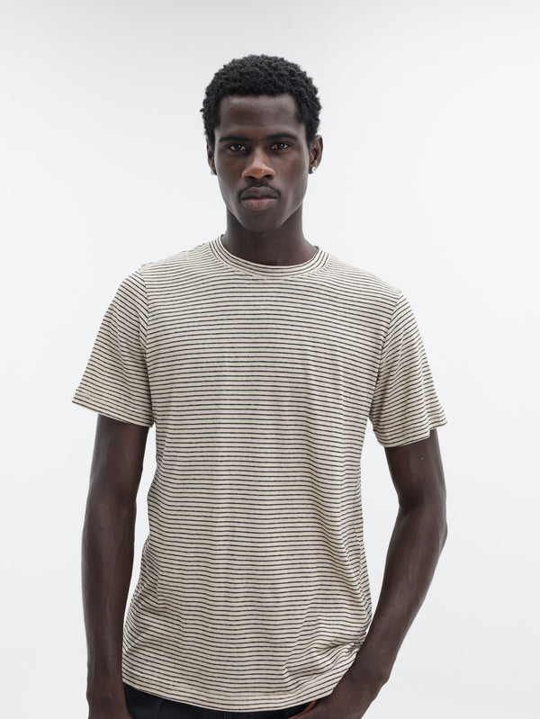 Isabel Marant Leon T-Shirt Stripped Beige