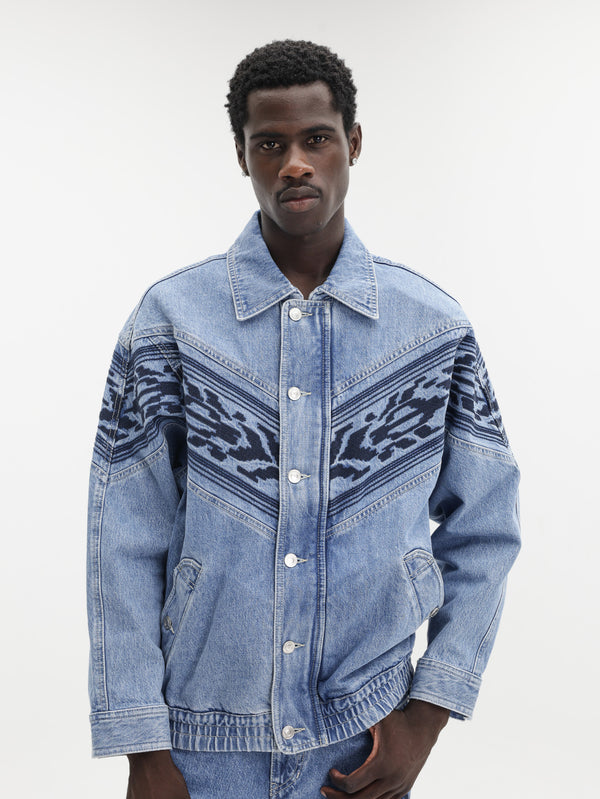 Isabel Marant Julian Denim Jacket Blue