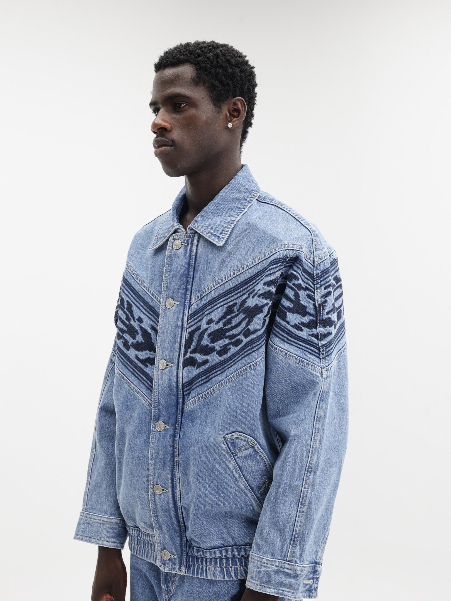 Isabel Marant Julian Denim Jacket Blue