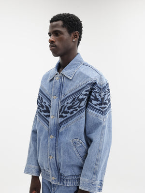 Isabel Marant Julian Denim Jacket Blue