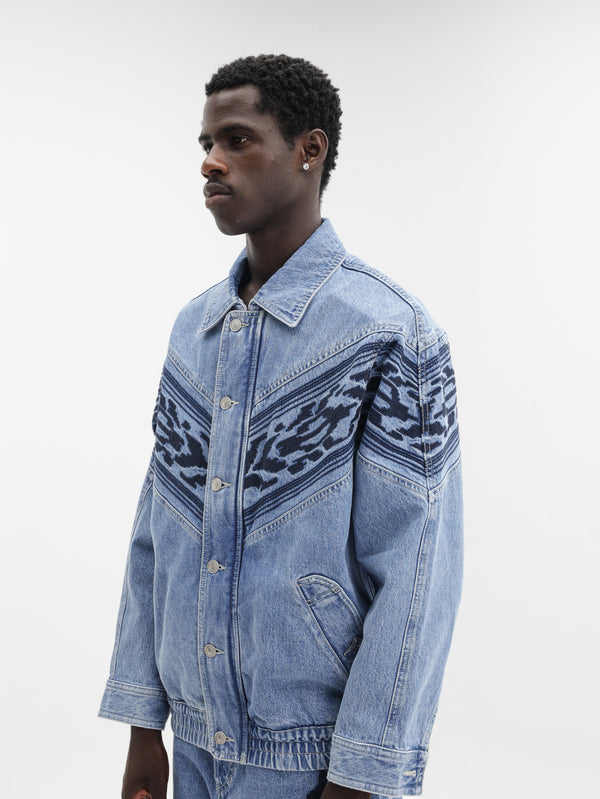 Isabel Marant Julian Denim Jacket Blue