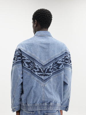 Isabel Marant Julian Denim Jacket Blue