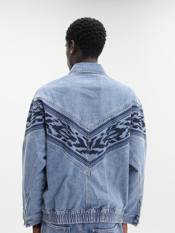 Isabel Marant Julian Denim Jacket Blue