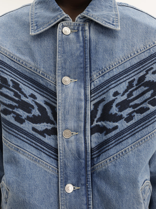 Isabel Marant Julian Denim Jacket Blue