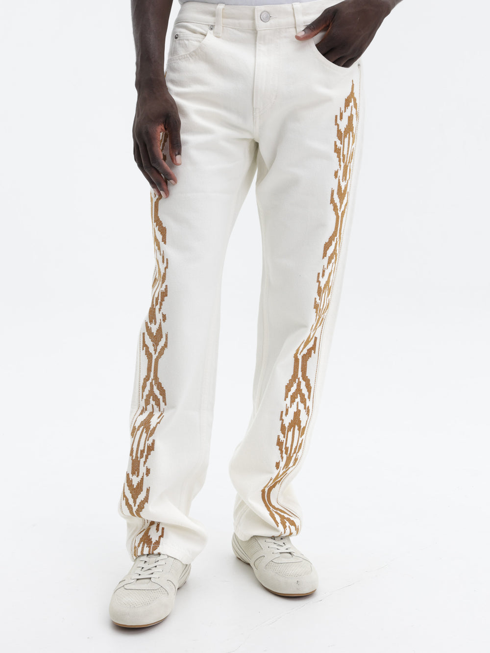 Isabel Marant Lewys Pants Ecru