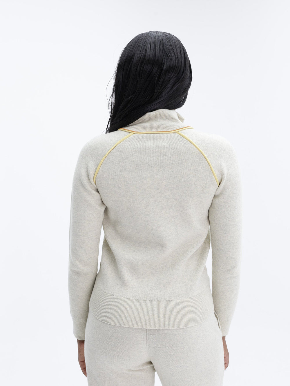 Isabel Marant Lanya Cardigan Light Grey-Light Yellow