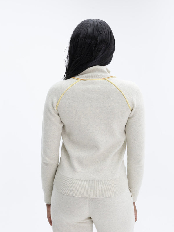 Isabel Marant Lanya Cardigan Light Grey-Light Yellow