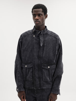 Isabel Marant Isaiah Denim Jacket Faded Black