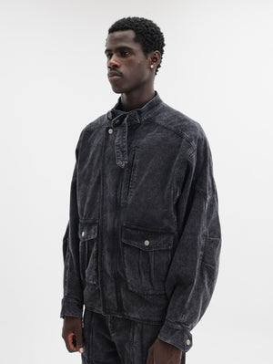 Isabel Marant Isaiah Denim Jacket Faded Black